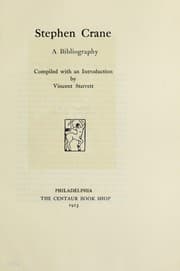 Tapa de Stephen Crane
