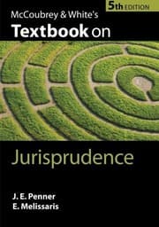 Tapa de McCoubrey & White's Textbook on Jurisprudence