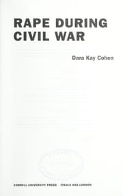 Tapa de Rape during civil war
