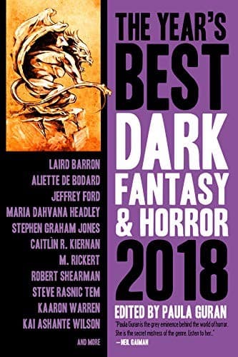 Tapa de The Year’s Best Dark Fantasy & Horror 2018 Edition