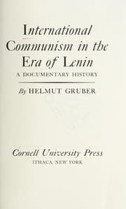 Tapa de International communism in the era of Lenin