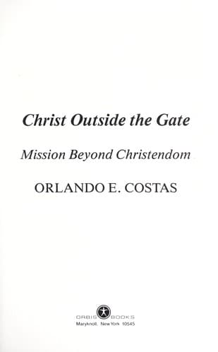 Tapa de Christ outside the gate