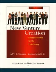 Tapa de New Venture Creation: Entrepreneurship for the 21st Century.