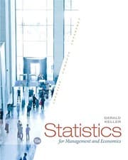 Tapa de Statistics for Management and Economics