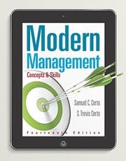 Tapa de Modern Management: Concepts and Skills (14th Edition) - Standalone book