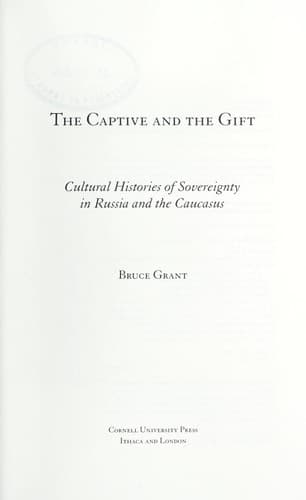 Tapa de The captive and the gift