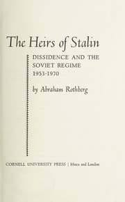 Tapa de The heirs of Stalin