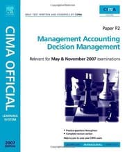 Tapa de CIMA Learning System 2007 Management Accounting Decision Management
