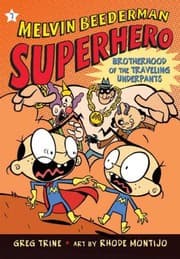 Tapa de The Brotherhood Of The Traveling Underpants (Turtleback School & Library Binding Edition) (Melvin Beederman, Superhero)