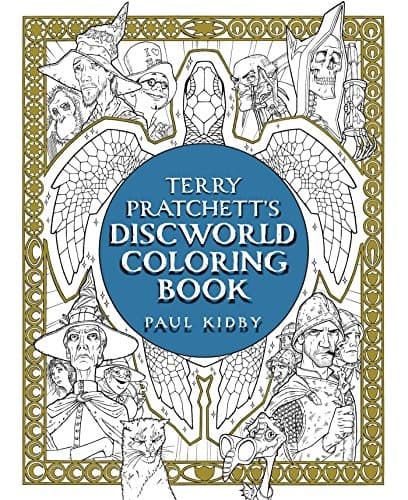Tapa de Terry Pratchett's Discworld Coloring Book