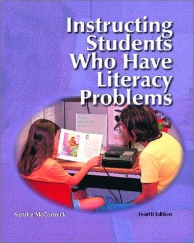 Tapa de Instructing students who have literacy problems