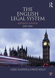 Tapa de English Legal System Bundle: The English Legal System: 2015-2016