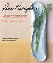 Tapa de Russel Wright's menu cookbook