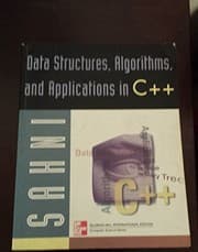 Tapa de Data Structures, Algorithms, and Applications in C++