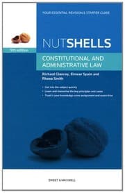 Tapa de Nutshell Constitutional and Administrative Law