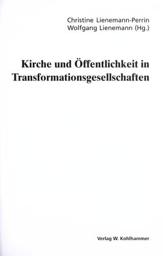 Tapa de Kirche und Öffentlichkeit in Transformationsgesellschaften