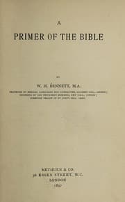 Tapa de A primer of the Bible