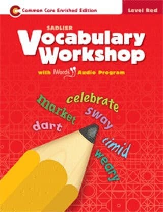 Tapa de Vocabulary Workshop Level Red (2013)