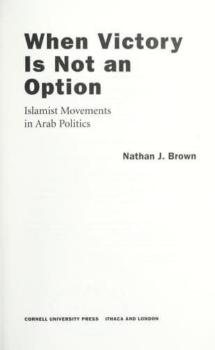 Tapa de When victory is not an option