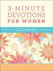 Tapa de 3 MINUTE DEVOTIONS FOR WOMEN JOURNAL