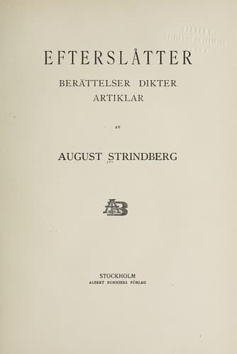 Tapa de Samlade skrifter