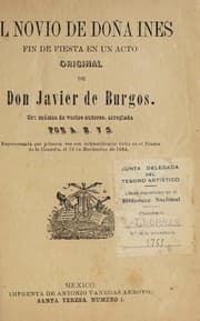 Tapa de El novio de doña Ines