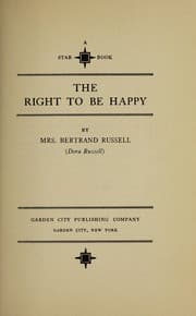 Tapa de The right to be happy