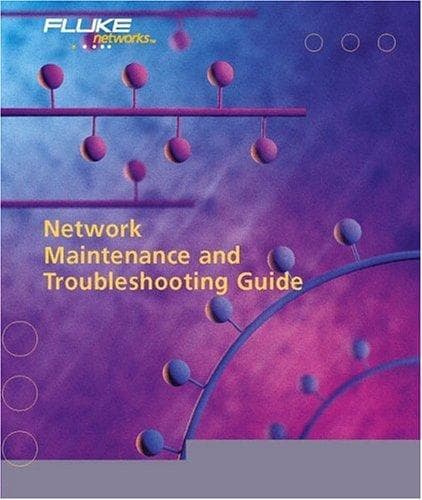 Tapa de Network maintenance and troubleshooting guide