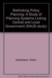 Tapa de Rethinking policy planning