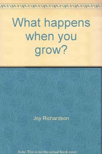 Tapa de What happens when you grow?