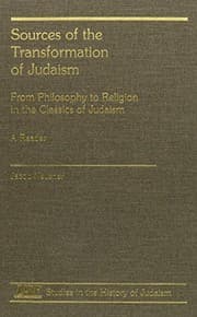 Tapa de Sources of the transformation of Judaism
