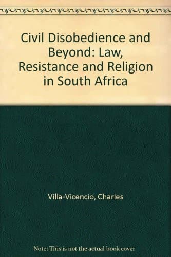 Tapa de Civil Disobedience and Beyond