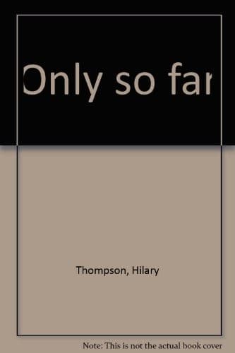 Tapa de Only so far