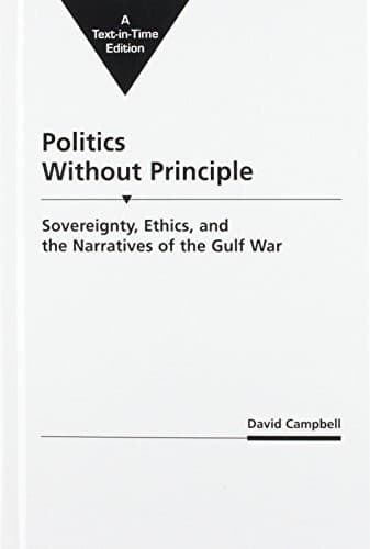 Tapa de Politics without principle