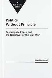 Tapa de Politics without principle