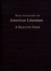 Tapa de Bibliography of American literature