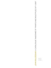 Tapa de John Baldessari: A Catalogue Raisonne of Prints and Multiples 1971-2007