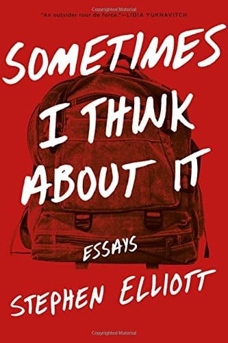 Tapa de Sometimes I Think About It: Essays