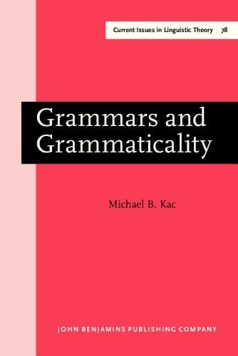 Tapa de Grammars and grammaticality