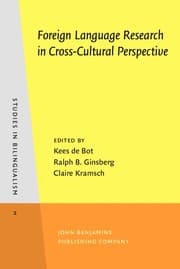 Tapa de Foreign language research in cross-cultural perspective