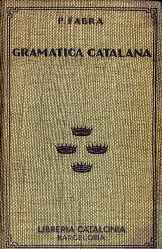 Tapa de Compendio de gramática catalana