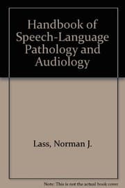 Tapa de Handbook of speech-language, pathology, and audiology