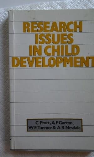 Tapa de Research issues in child development
