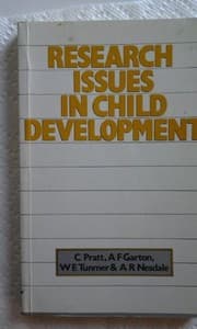 Tapa de Research issues in child development