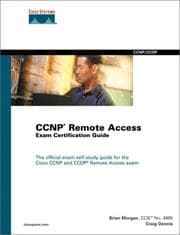 Tapa de Cisco CCNP remote access exam certification guide