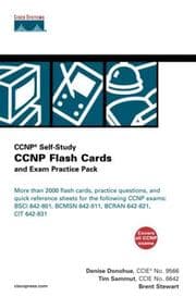 Tapa de CCNP Flash Cards Exam Practice Pack