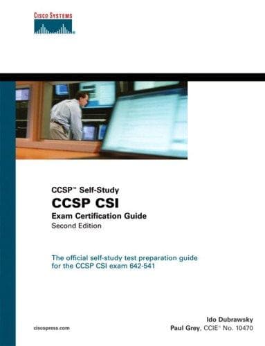 Tapa de CCSP CSI Exam Certification Guide (2nd Edition) (Exam Certification Guide)