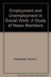 Tapa de Employment and unemployment in social work
