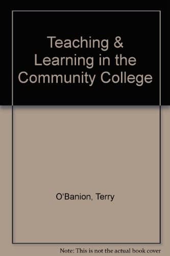 Tapa de Teaching & learning in the community college