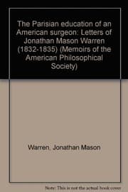 Tapa de The Parisian education of an American surgeon